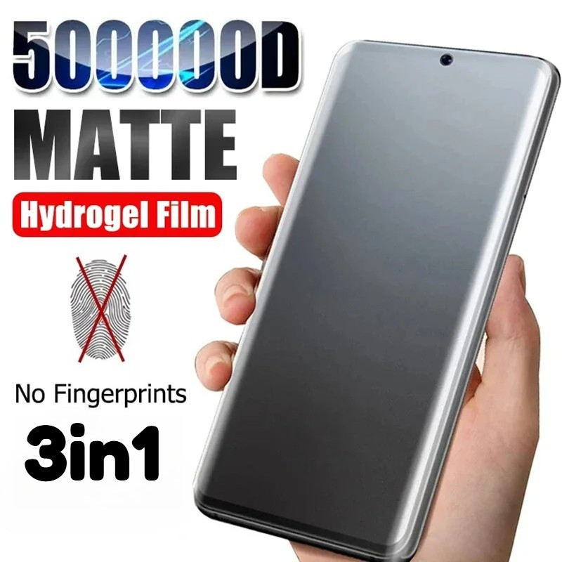 3in1 สําหรับOppo K11x K11 K10 K10x K9s K9 K7x K7 K5 K3 K1 Matte Hydrogelด้านหน้าฟิล์ม + คาร์บอนไฟเบอ
