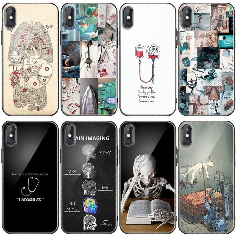 เคสโทรศัพท์นักเรียนทางการแพทย์เหมาะสําหรับ Apple 14 พยาบาล 13pro การศึกษา opporeno7 ชื่อยา Xiaomi 12
