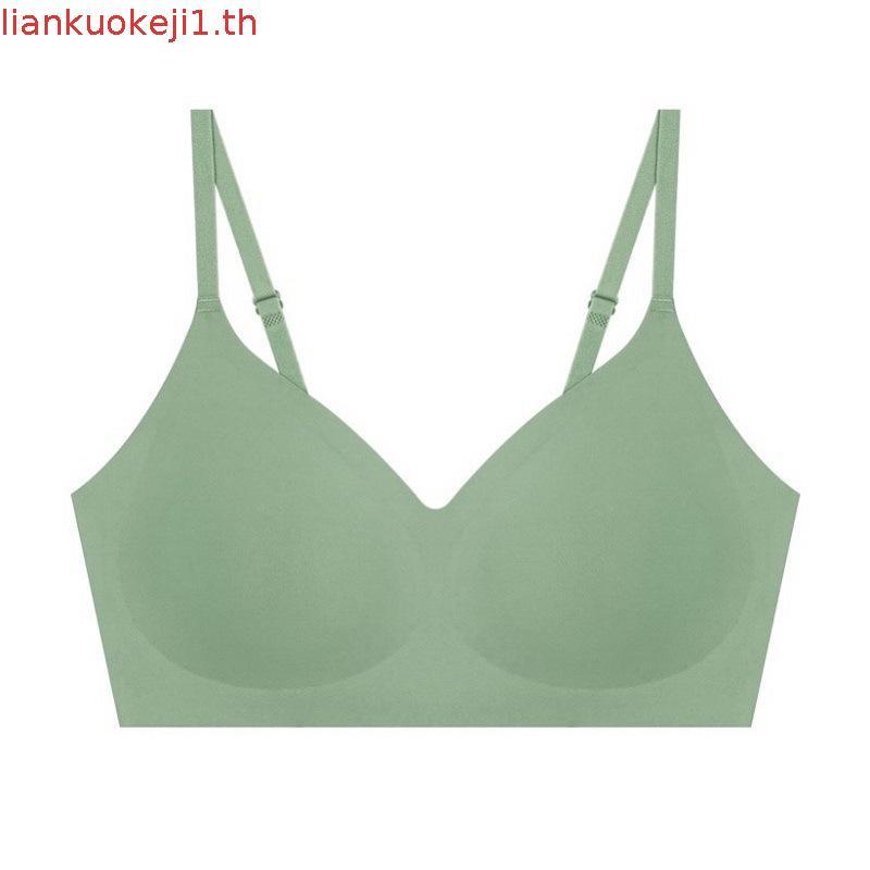 Wacoal Mood ชุดชั้นเนียน บราไร้โครง Smart Size เสริมฟองน้ำ รุ่น MM1F06 สีฟ้า (LT)