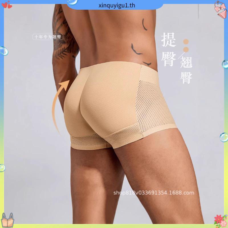 Joe Sir Men Butt Lifter Boxer Padding Butt Enhancer เบาะกางเกงนักมวยชุดชั้นใน Shapewear Breathable B