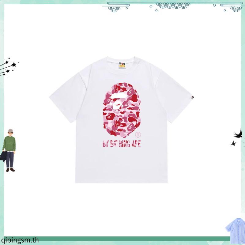 Bape Mastermind Fashion A Bhating Ape เสื้อยืด Unisex เสื้อ Bape 022