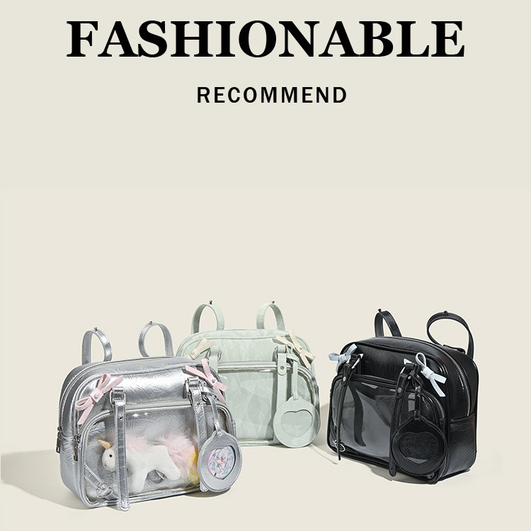 SL Original 2D Bowknot Ita Bag Small Capacity Backpack กระเป๋าเป้นักเรียนสีน่ารัก
