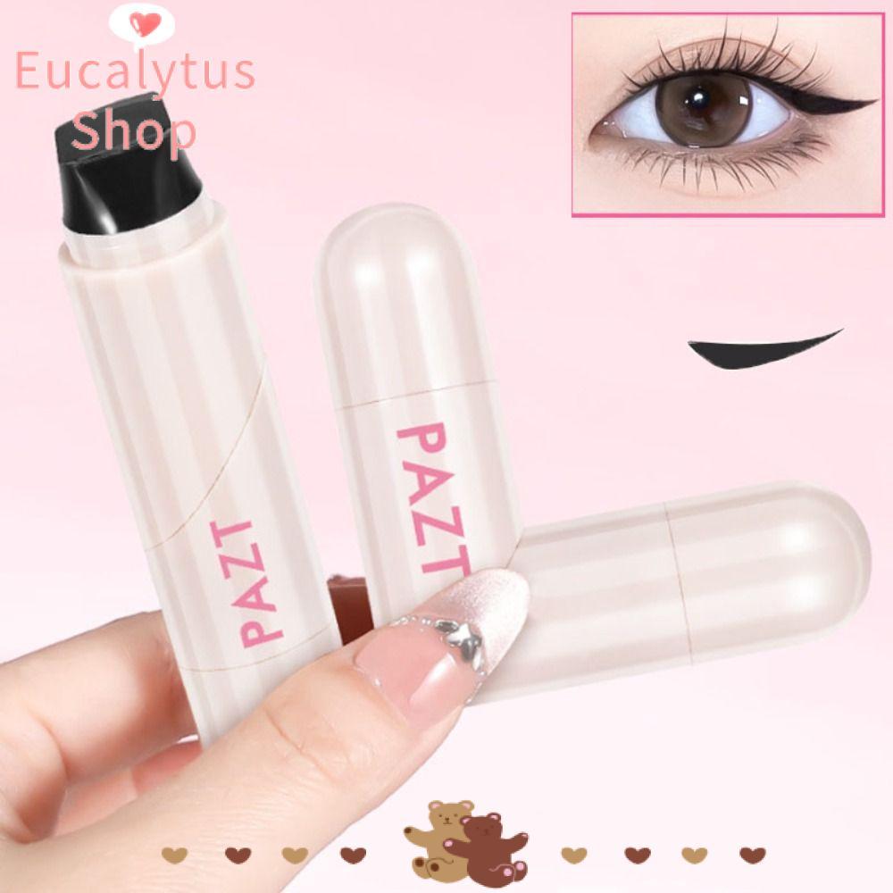 EUCALYTUSS Eye Liner Stamp, Waterproof Long Lasting Eyeliner Stamp, ใช้งานง่ายแบบพกพา Quick Dry Eyel