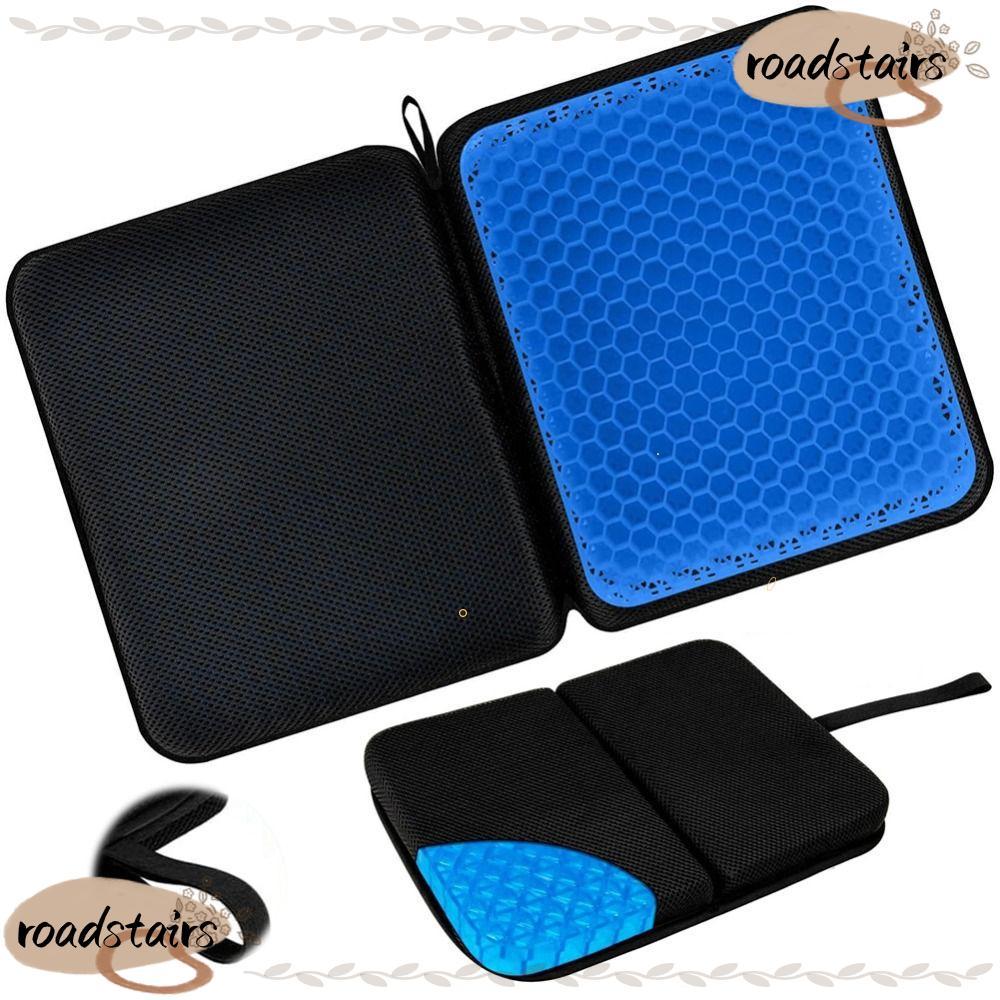 เบาะรองนั่ง ROADSTAIRS, TPE เบาะเครื่องบินพับได้, Travel Portable Pressure Relief เบาะเจลระบายอากาศ Camping