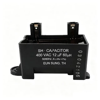 คาปาซิเตอร์ เครื่องซักผ้า แอลจี รุ่น SH 400VAC 12uF 60uH อะไหล่เครื่องซักผ้า