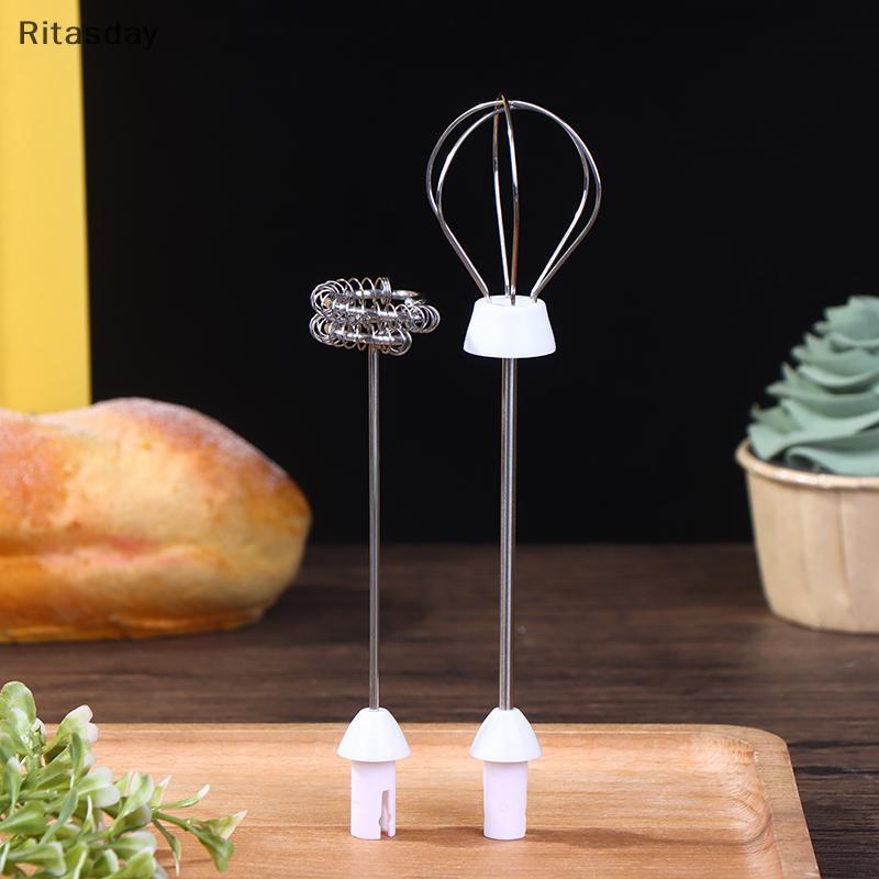 Ritasday เครื่องปั่นกาแฟ Eggbeater ผู้ถือครัว Frother นม รูปที่ 6
