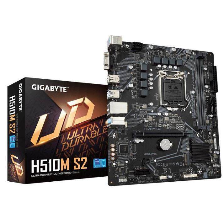 คลังสินค้าพร้อมขนาดใหญ่ Gigabyte GA-H510M S2 1200-Pin รองรับ 1011 รุ่น CPU คอมพิวเตอร์เดสก์ท็อปเมนบอ