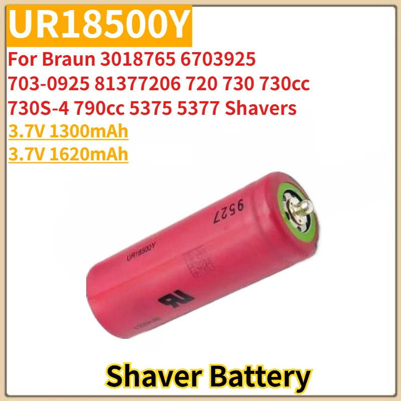คุณภาพสูง UR18500Y แบตเตอรี่ 3.7V 1620mAh สําหรับ Braun 720 730cc 703-0925 81377206 3018765 6703925 