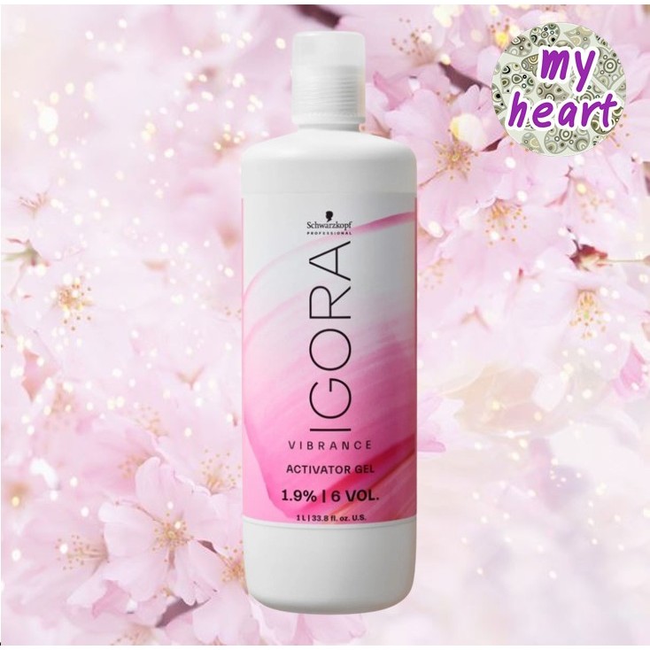 Schwarzkopf Igora Vibrance Activator Gel 1.9% 6 Vol 1000 ml ช่วยปกป้องเส้นผมระหว่างกระบวนการทำสีผมแบ