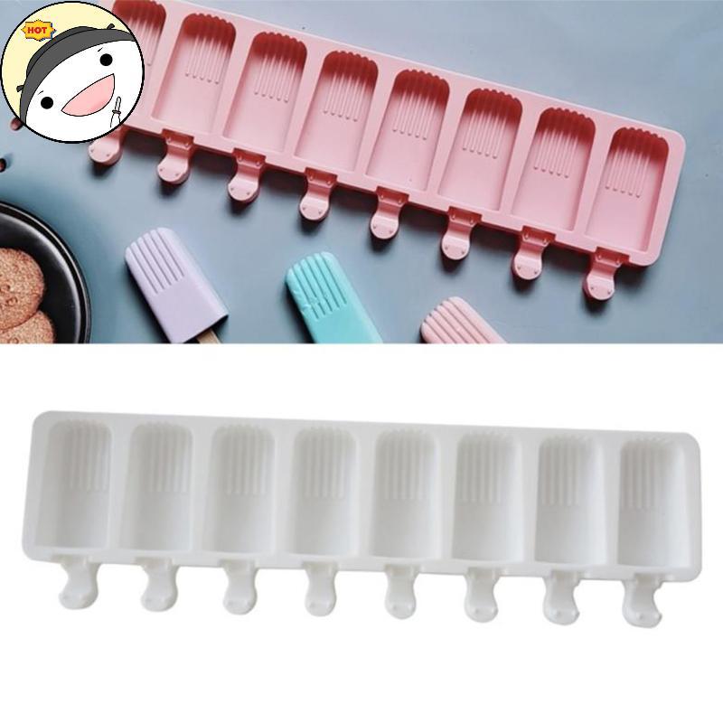 Lanf 1 ชิ้นซิลิโคนแม่พิมพ์ไอศกรีม DIY ช็อกโกแลตขนมหวาน Popsicle Moulds Maker เครื่องมือโฮมเมดฤดูร้อน