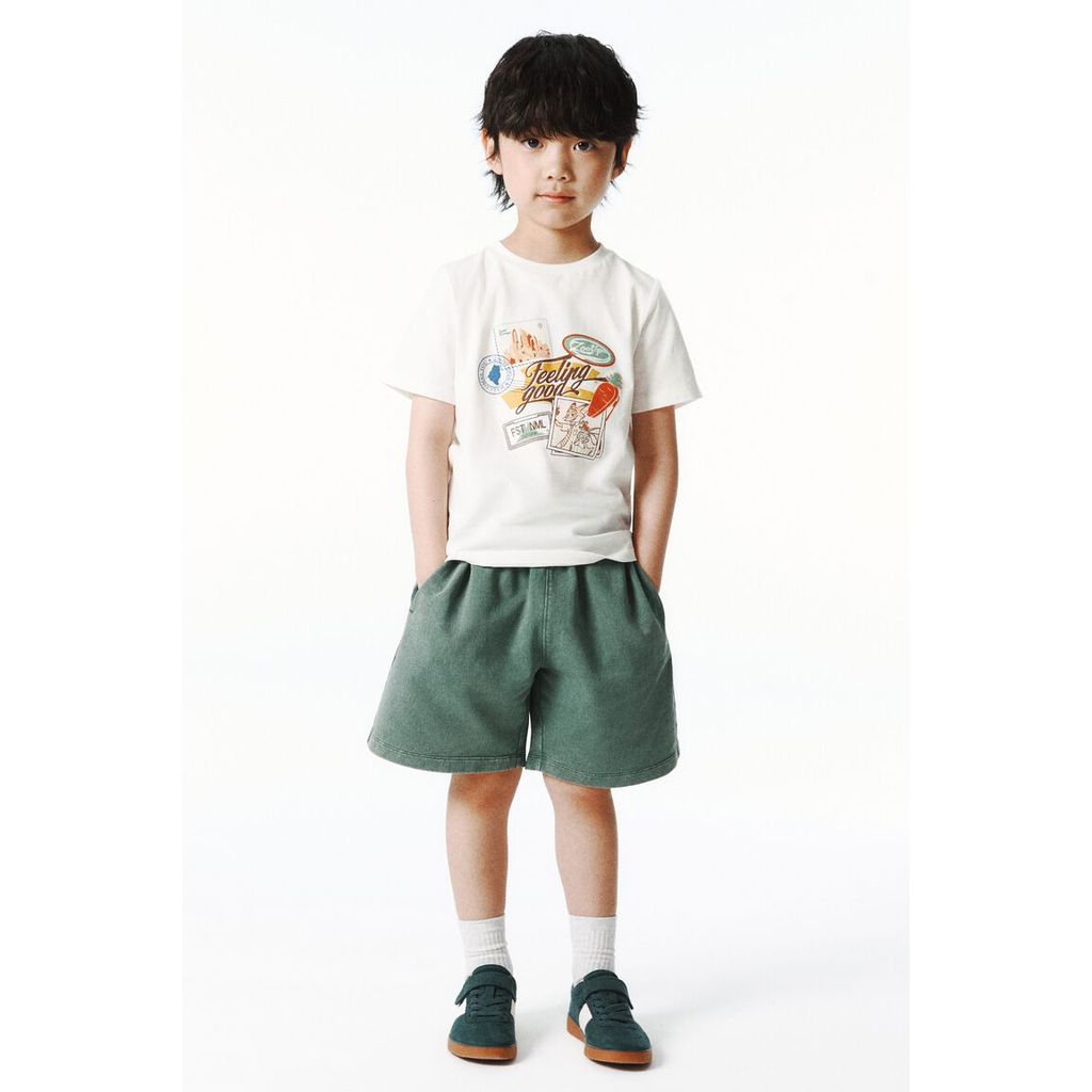 H&M(เอชแอนด์เอ็ม) เสื้อยืดผ้าฝ้ายพิมพ์ลาย เด็กชาย 1339561_1