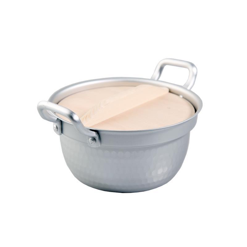 Japan Import Hokuriku Aluminum Soup Pot Ramen Noodle Pot Double Ear Sukiyaki