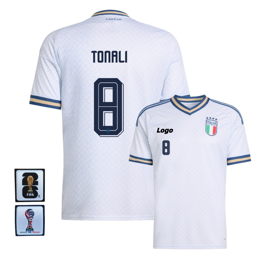 Fans Edition Italy 2026/27 Mens Italy Away Short Sleeves Football Jersey T-Shirt