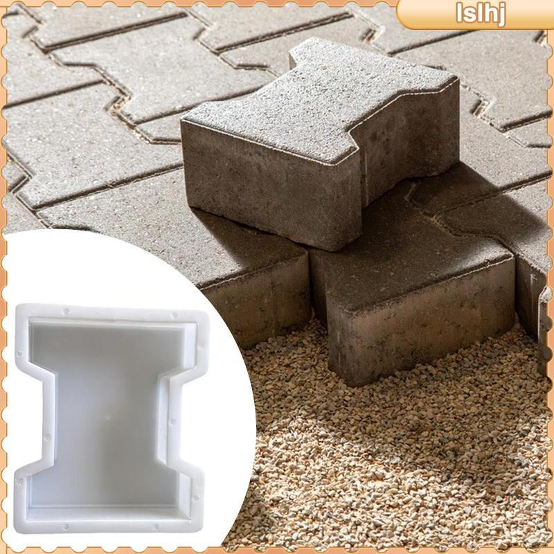 [Lslhj] แม่พิมพ์กระเบื้องปูพื้นเครื่องประดับ Pathway Maker อุปกรณ์ DIY สําหรับซีเมนต์ Pavers Courtya