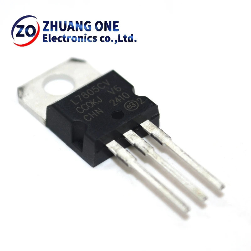 5PCS L7805CV L7806CV L7808CV L7809CV L7812CV L7815CV L7824 7805 Field Effect ทรานซิสเตอร์ TO-220