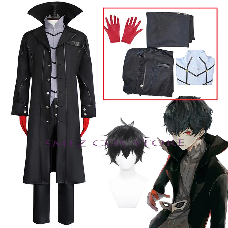 ชุดคอสเพลย์โจкер จากเกม P5 สไตล์ฮีโร่สำหรับผู้ชาย