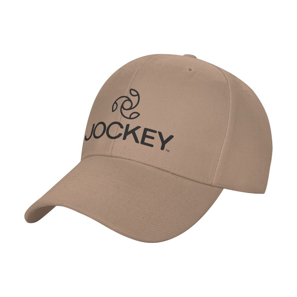 ใหม่ที่มีอยู่ Jockey ชุดชั้นในโลโก้ (1) หมวกเบสบอลผู้ชายผู้หญิงแฟชั่นโพลีเอสเตอร์สีทึบหมวกปีกโค้ง Un