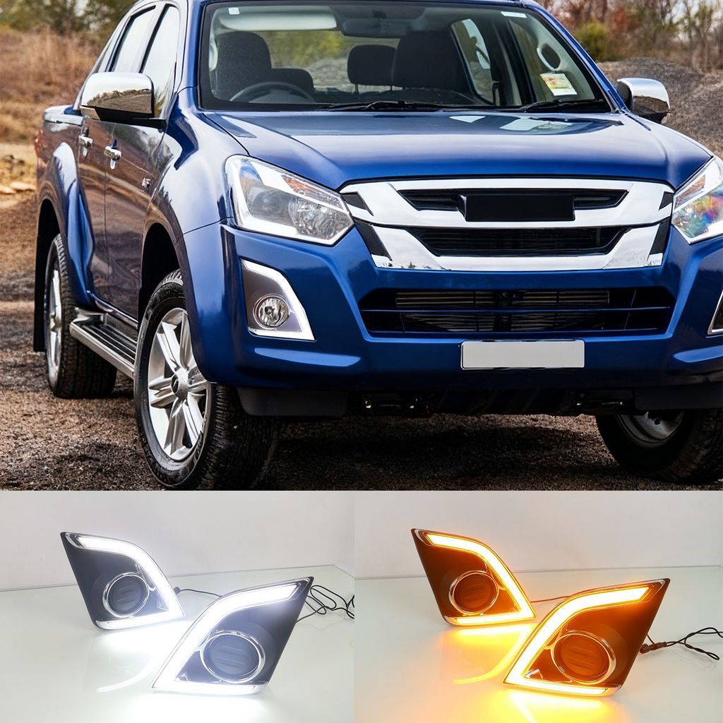 สําหรับ Isuzu D-MAX 2016-2017 ไฟวิ่งกลางวัน