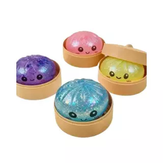FG ขนาดใหญ่ Rainbow Dumpling Squishies นุ่มช้า Rebound Sensory Squeeze ของเล่นบรรเทาความวิตกกังวล Fidget ความเครียด Ball สําหรับ ADHD ออทิสติก HS