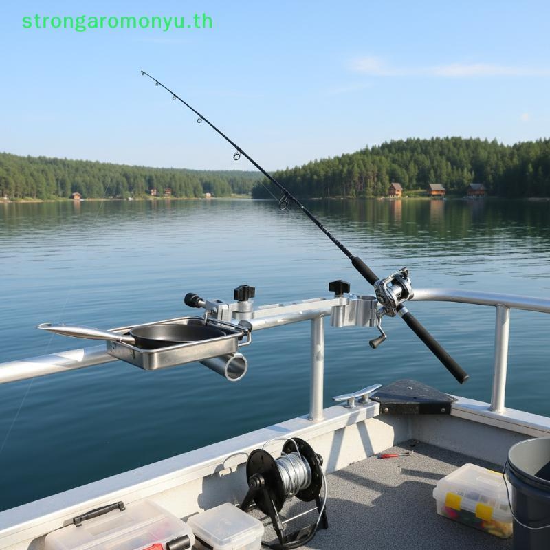 เก้าอี้ตกปลาปรับได้ 360 องศา กรอบอลูมิเนียม มี Rod Holder สำหรับใช้กลางแจ้ง