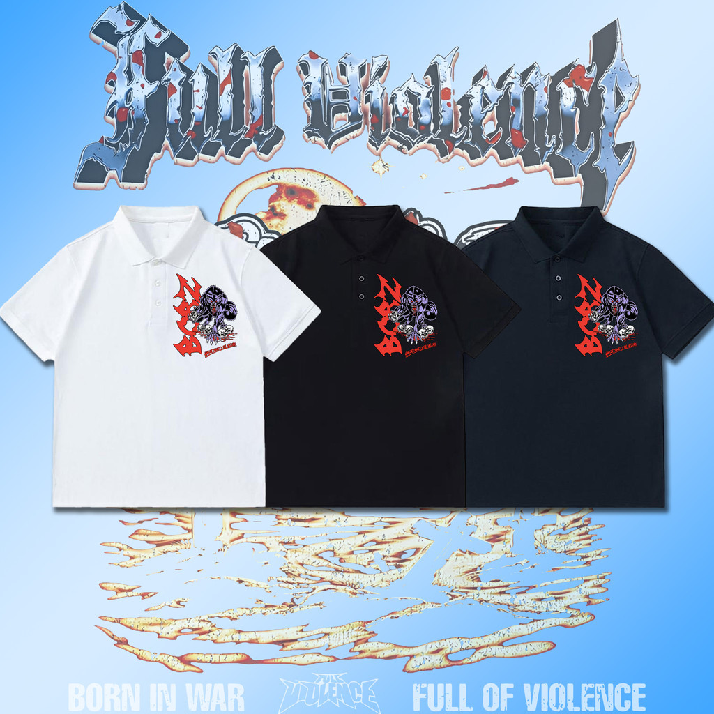 🏆【เสื้อ polo 】Hamzat Chimayev wins UFC 319 Polo Classic T-Shirt Men&Women  ผ้าฝ้าย คอกลม นุ่ม สบาย พ