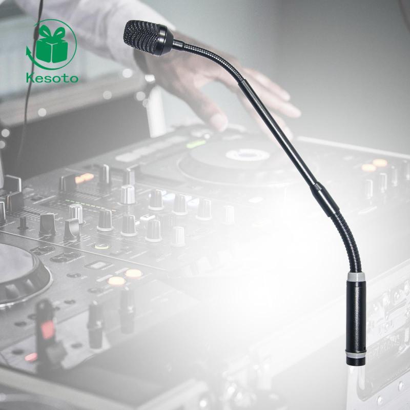 [Ehoyoxa] Gooseneck Mic Dynamic Mic DJ Mic XLR Mic for Stage Performance Webcasts