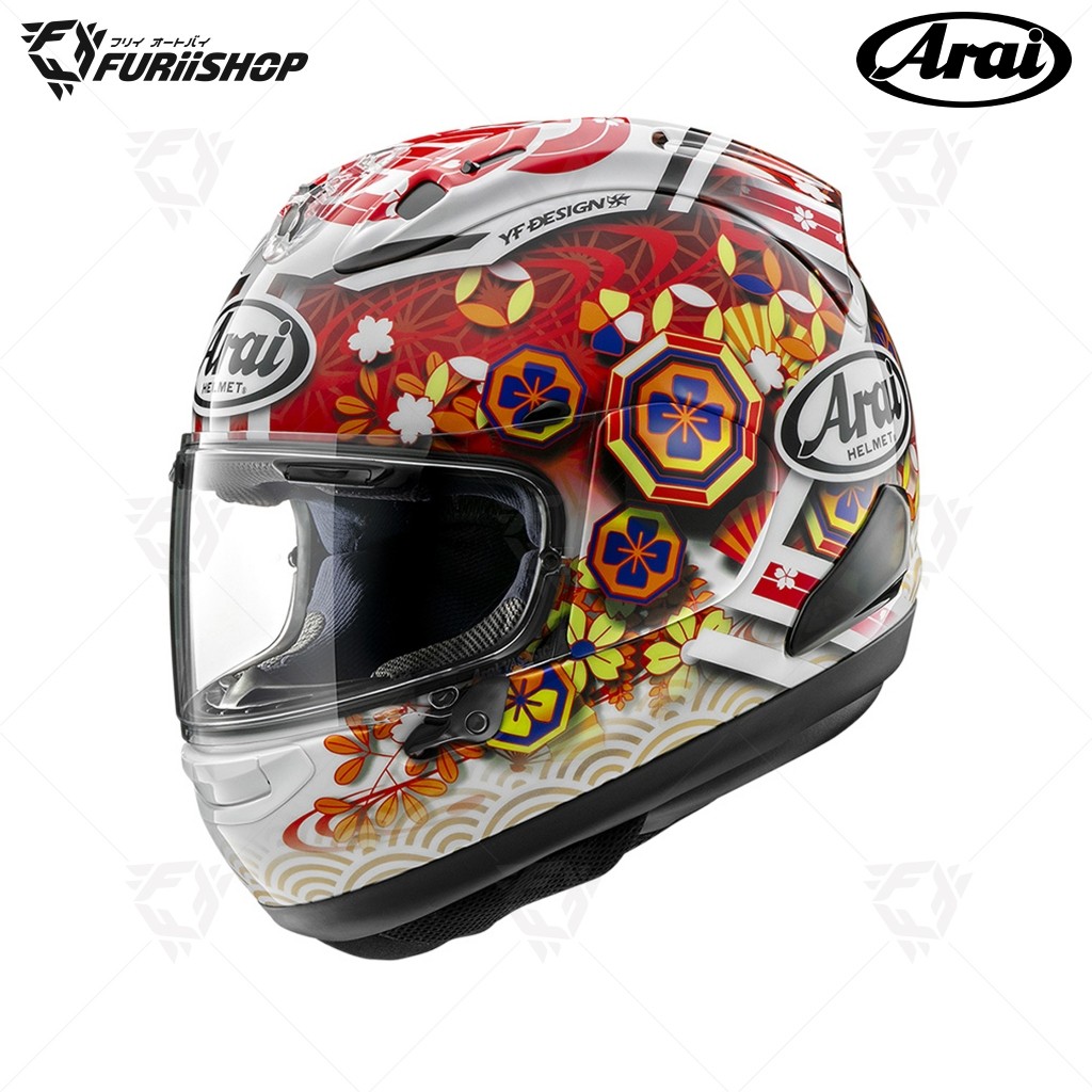 หมวกกันน็อค ARAI RX-7V EVO NAKAGAMI GP3 หมวกกันน็อคแท้ศูนย์ไทย