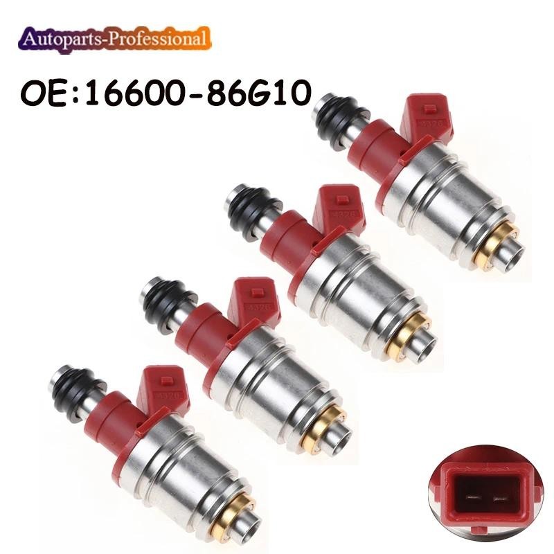 4 ชิ้น/ล็อตรถ Auto accessorigen หัวฉีดน้ํามันเชื้อเพลิงสําหรับ Nissan Pickup D21 2.4L I4 1990-1995 1