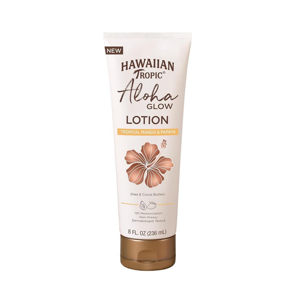 Hawaiian Tropic Aloha Glow Lotion, 8oz | Tan Extender Lotion, After Sun Tan Extender, After Sun Care