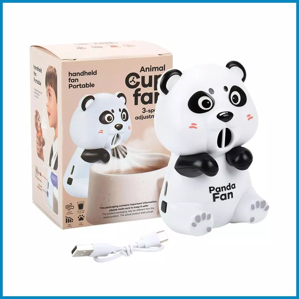 พัดลมระบายความร้อนอาหาร Panda 3 ความเร็ว แบบพกพา thumbnail 9