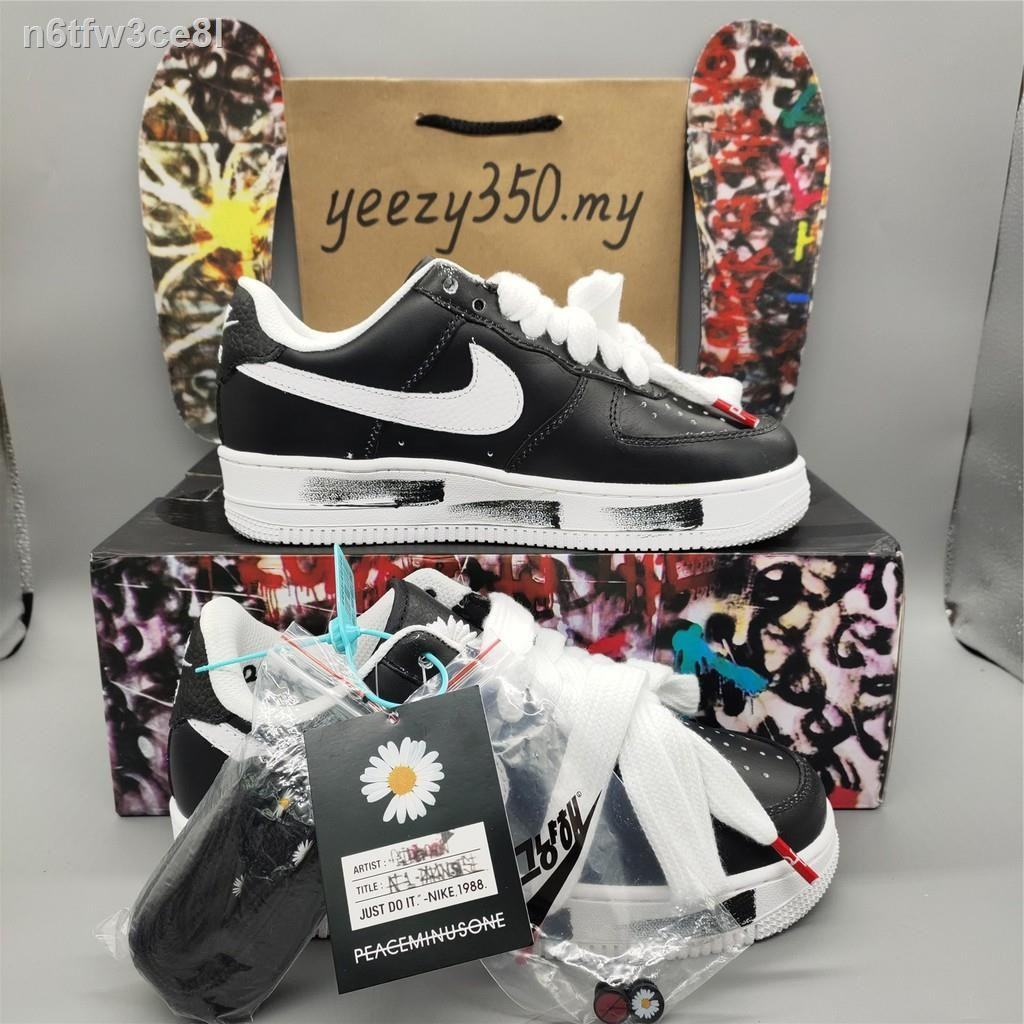 รองเท้าผู้ชาย Air Force 1 Para NOISE PEACEMINUSONE AF1 ของแท้ 100% จาก G-Dragon