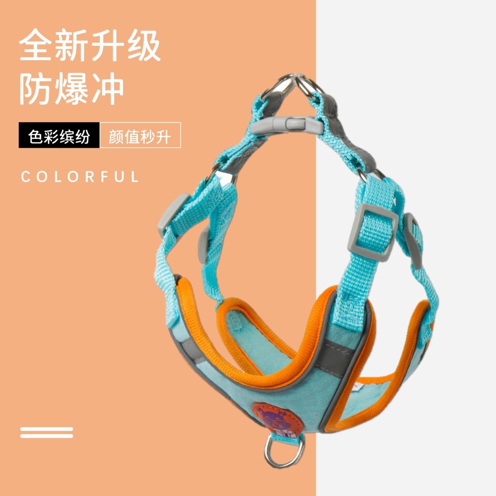 【Ready Stock】 Dog Hand Holding Rope Walking Dog Hand Holding Rope Reflective Chest Strap Adjustable 