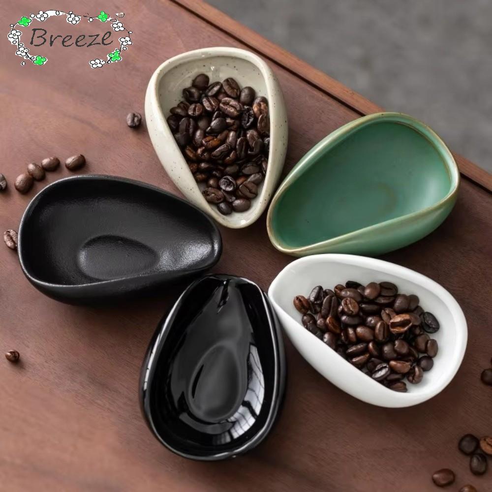 BREEZE Coffee Dosing Cup, Portion Control Smooth Coffee Dosing Tray, วัด Ware เซรามิคสีทึบถาดวัดชากาแฟอุปกรณ์เสริม