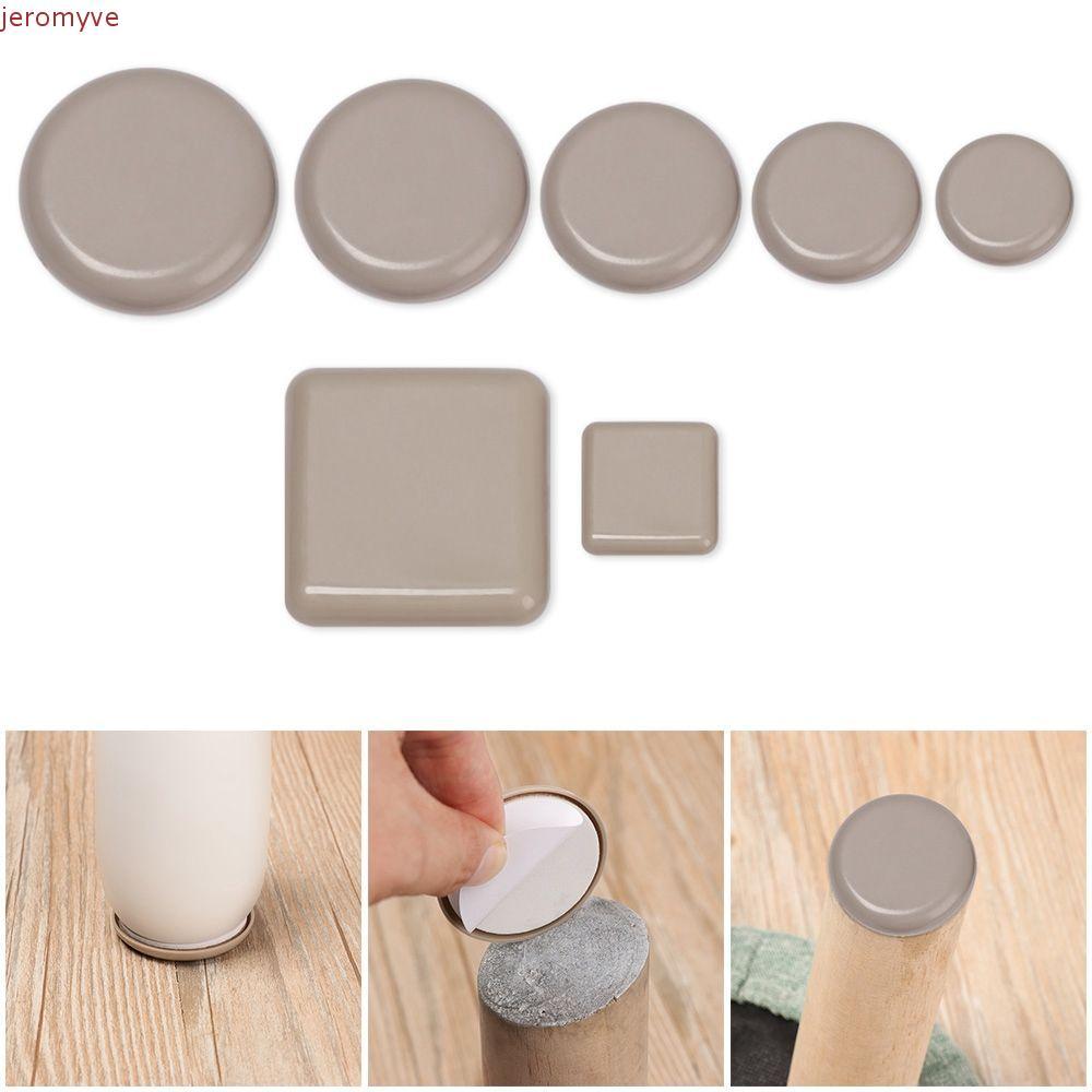 JEROMY เฟอร์นิเจอร์ขา Slider Pads Anti Slip ฐานตารางโซฟา Self-Adhesive Anti Noisy อุปกรณ์เก้าอี้ชั้น Protector