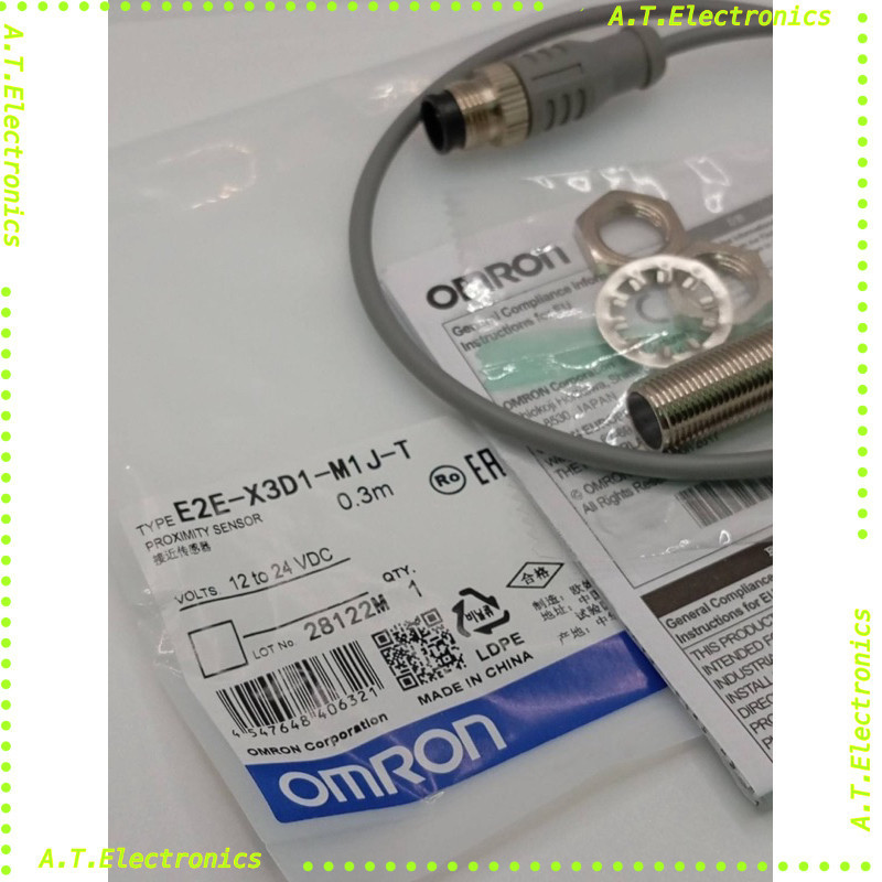 อุปกรณ์เสริม พร้อมส่ง! E2E-X3D1-M1J-T เซ็นเซอร์ E2E-X3D1-M1J-T สายเซ็นเซอร์  ส่งของทุกวัน