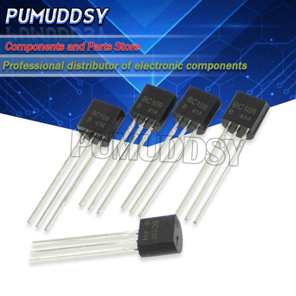 10 ชิ้น BC107 BC107B BC108 BC108B BC109 TO92 BC109B ทรานซิสเตอร์ TO-92