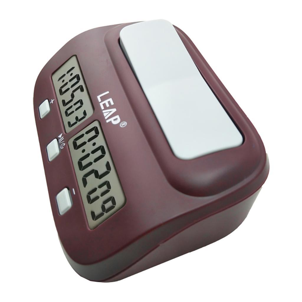 Ooidshop Professional Digital Chess Clock นับลงจับเวลาพร้อมนาฬิกาปลุกอิเล็กทรอนิกส์เกมกระดาน Bonus C
