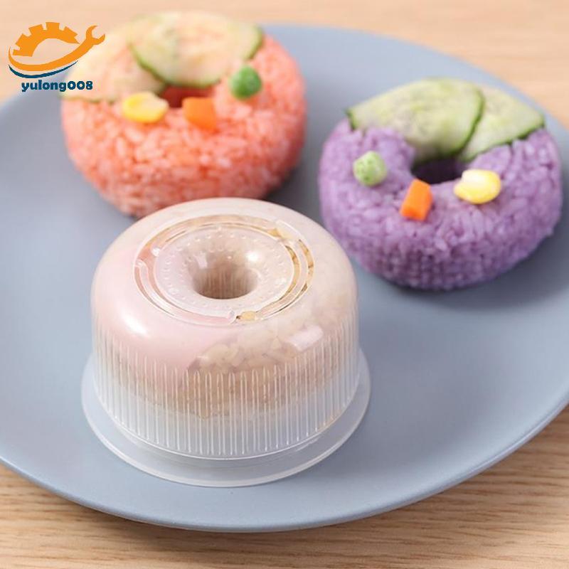 [MR] 2PCS Creative Sushi Donut Shape Maker แม่พิมพ์ข้าวปั้นบ้าน Non-Sti แม่พิมพ์ข้าว TH