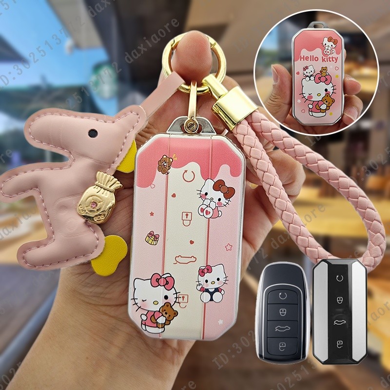 เคสกุญแจรถยนต์ Chery Jaecoo 5 ev J5 J7 2025 Jaecoo5 Jaecoo7 TPU กระเป๋าใส่กุญแจรถ กันกระแทก ห่วงกันห