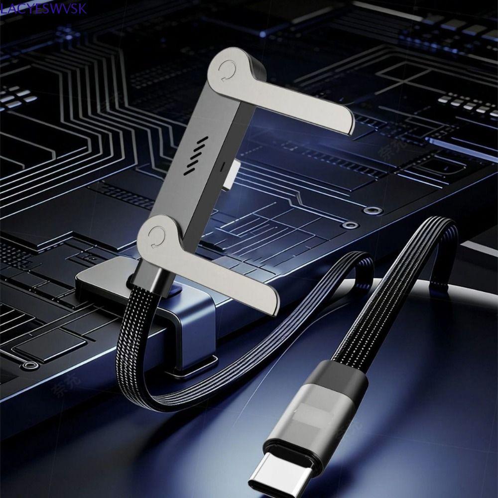 LACYSWVSK สาย USB Type C to C, สายชาร์จเร็วแบบหัวคู่ TPE, สายชาร์จเร็วน้ําหนักเบาชาร์จ C to C Type C