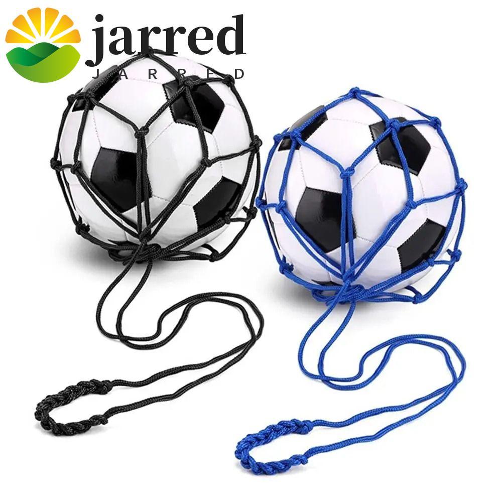 JARRED ฟุตบอล Kick Trainer กระเป๋าสุทธิ, อุปกรณ์ฟุตบอลถุงตาข่าย Soccer Ball Net Kicker Trainer, สีฟ้