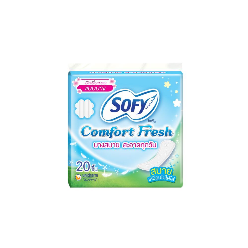 โซฟี คอมฟอร์ทเฟรช รีแลกซ์ อโรมา 20 ชิ้น SOFY COMFORT FRESH RELAX AROMA20PCS