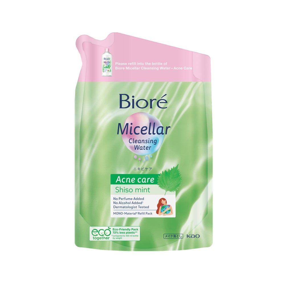 [สินค้าส่งด่วน] บิโอเร คลีนซิ่ง วอเตอร์ แอคเน่ รีฟิล 330 มล. BIORE CLEANSING WATER ACNE REFILL 330 M
