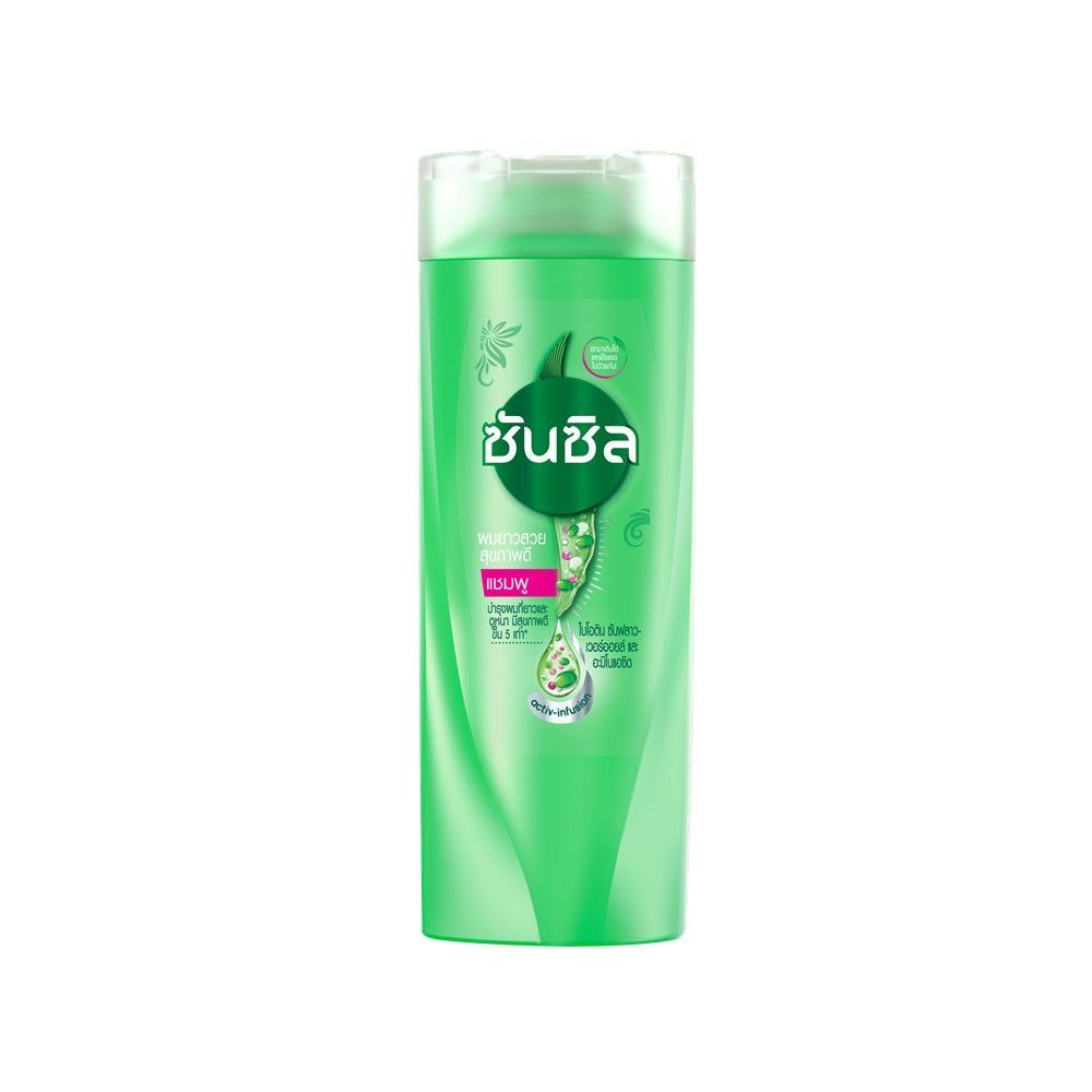 [สินค้าส่งด่วน] ซันซิล แชมพู425มล.+ครีมนวด สีเขียว400มล. SUNSILK SHAMPOO 425ML.+CONDI LONG 400ML.