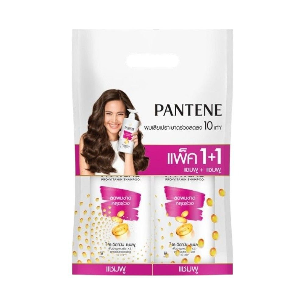 [สินค้าส่งด่วน] แพนทีน แชมพู แฮร์ฟอล คอนโทรล 380มล. X2 PANTENE SHAMPOO HAIR FALL CONTROL 380ML. X2