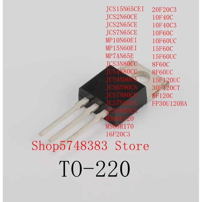 5PCS JCS15N65CEI JCS2N60CE JCS2N65CE JCS7N65CE MP10N60EI MP15N60EI MP7AN65E JCS3N80CC JCS4N80CCJC7N8