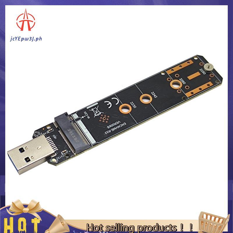 jcyepw3jUSB3.2 GEN2 10Gbps To NVME Protocol M.2 Hard Disk Box To a Port Realtek RTL9210 เปิดการ์ด