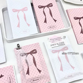 ถุงกระดาษ ถุงกระดาษของขวัญ ลาย โบว์ลายจุด ขนาด11*20cm ราคา10ชิ้น