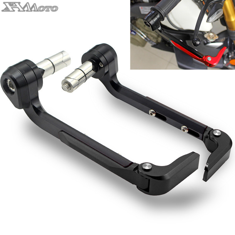 รถจักรยานยนต์ CNC Handlebar Grips GUARD คลัทช์เบรค Levers GUARD Protector สําหรับ Ducati Street Figh