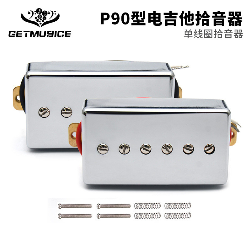 6 สกรูแบบปรับได้ Double Coil P90 สไตล์กีตาร์ไฟฟ้า Pickup Single Coil Pickup